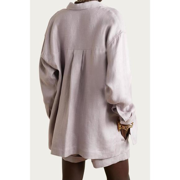 NEW BONDI BORN bari shirt in quartz - Picture 2 of 2